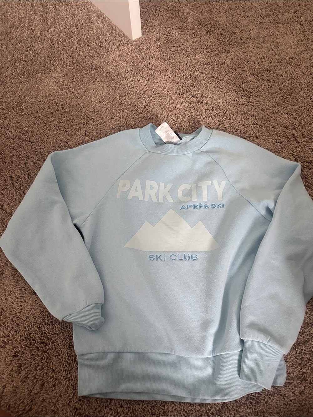 park city apres ski sweatshirt size XS